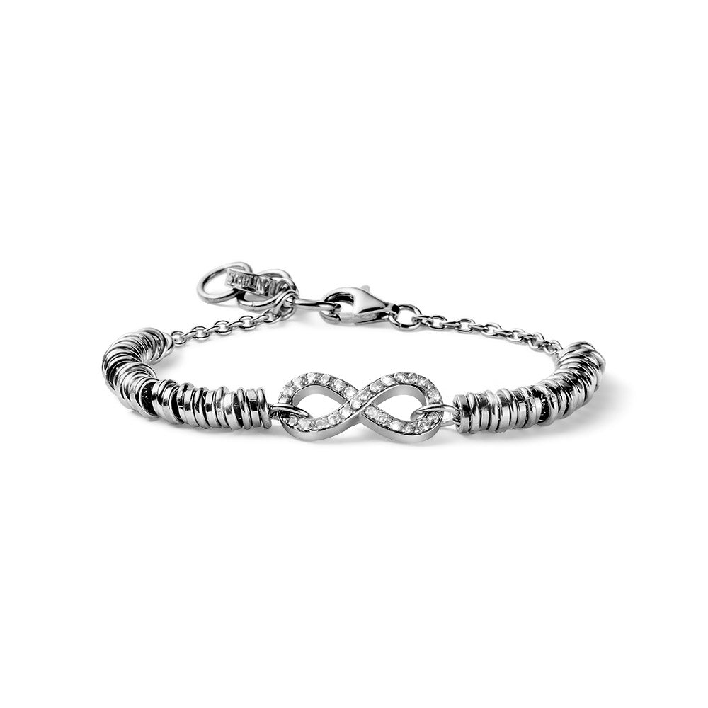 Bracciale snake donna Infinity Argento e Cristalli Maria Cristina Sterling
