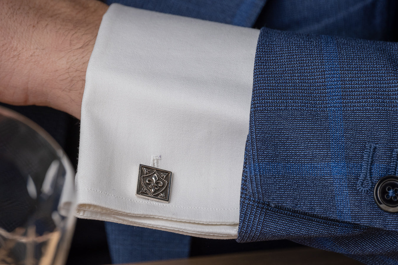TUSCANY COLLECTION CUFFLINKS IN 925 SILVER