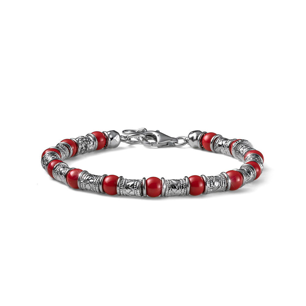 Bracciale uomo argento e pietre Siena Alessandro Magrino