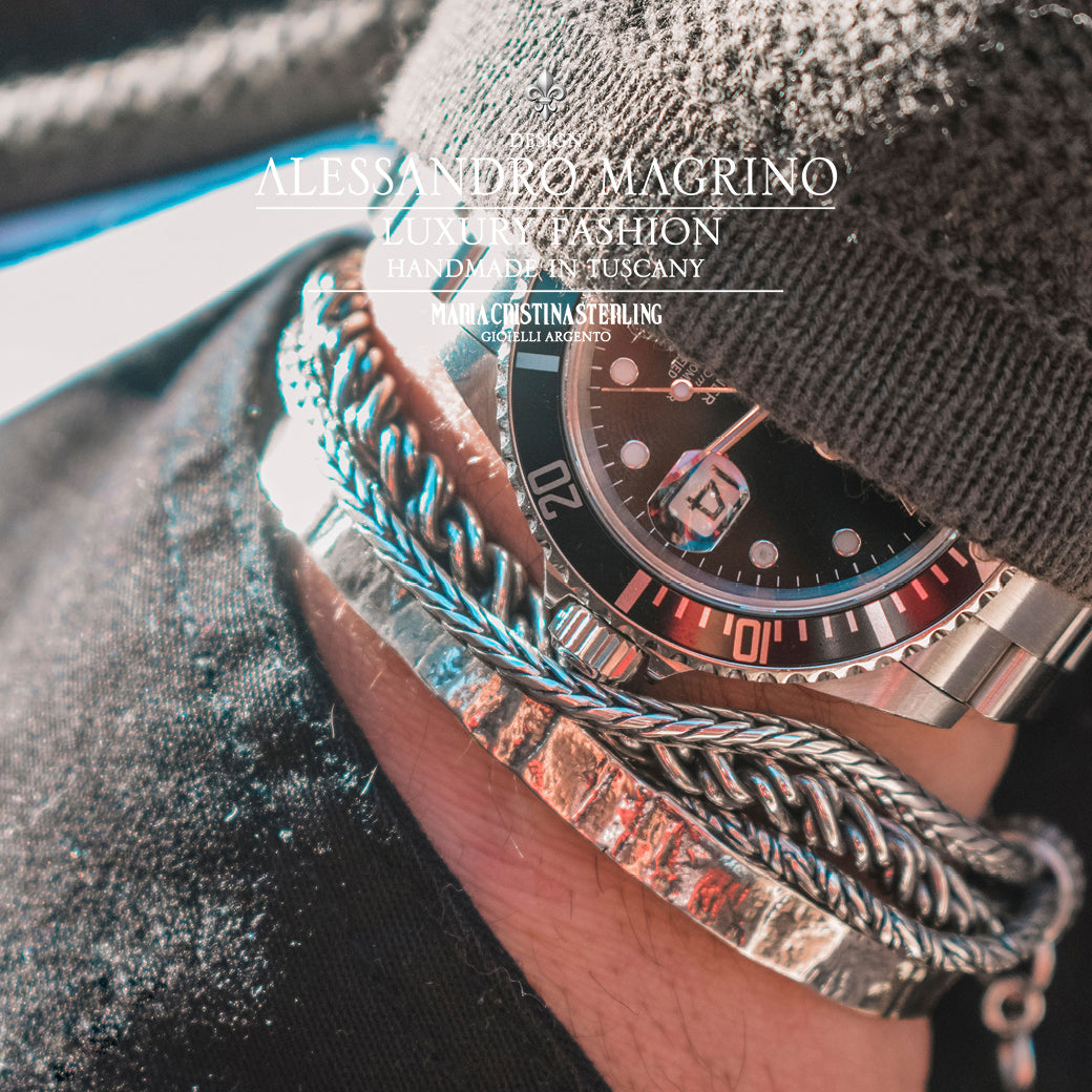 UNISEX BRACELET ICONIC COLLECTION IN 925 SILVER