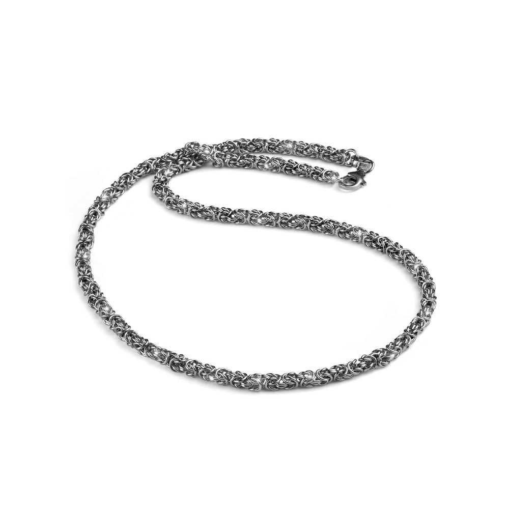 Collana uomo intrecci argento Maria Cristina Sterling