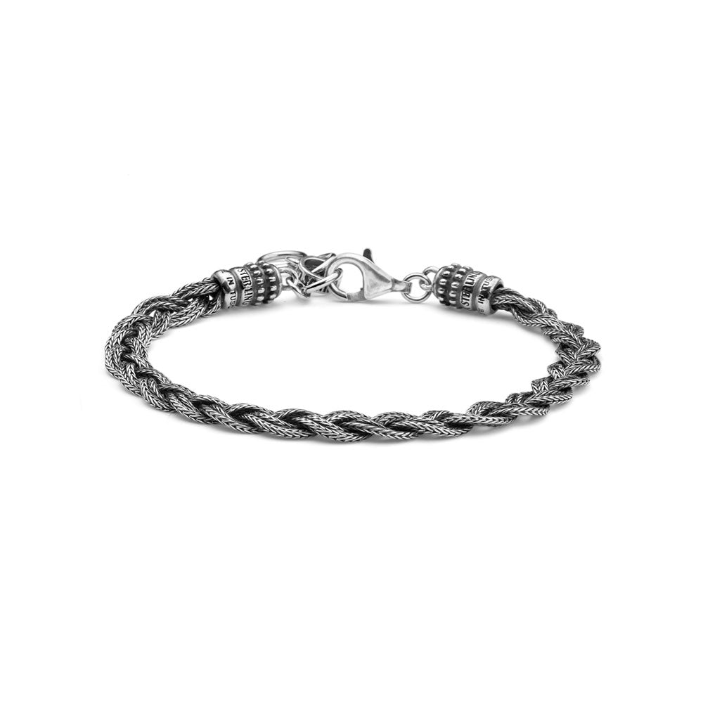 Bracciale uomo Intrecci classic argento Maria Cristina Sterling