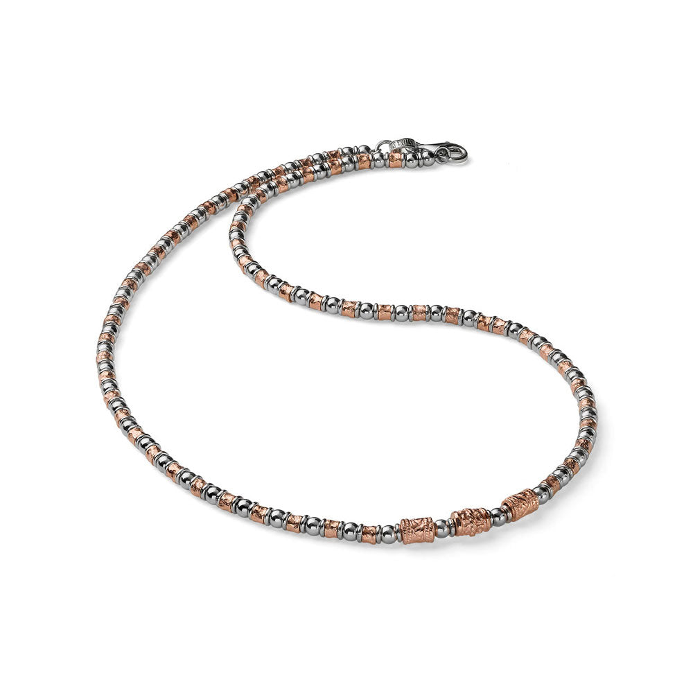 Collana uomo argento mix Siena Alessandro Magrino