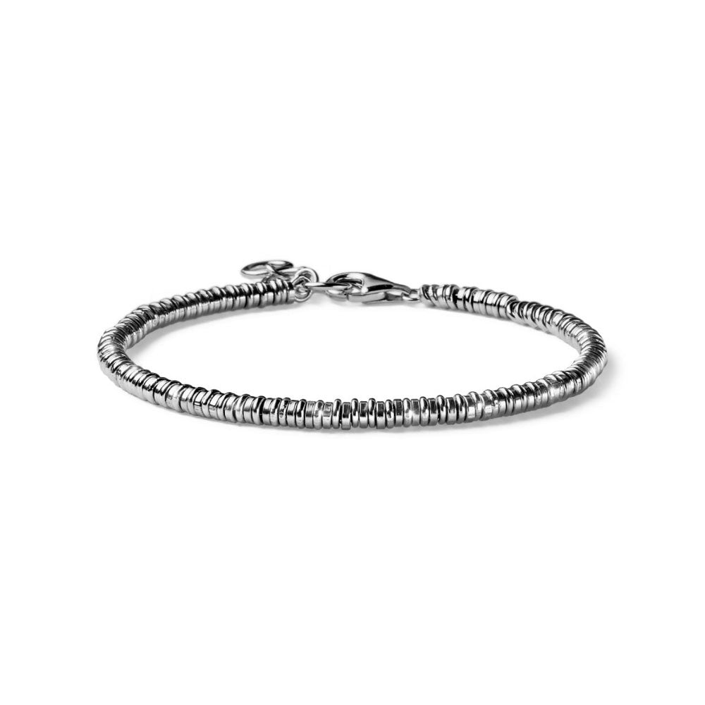 MEN'S BRACELET SNAKE COLLECTION THIN SILVER