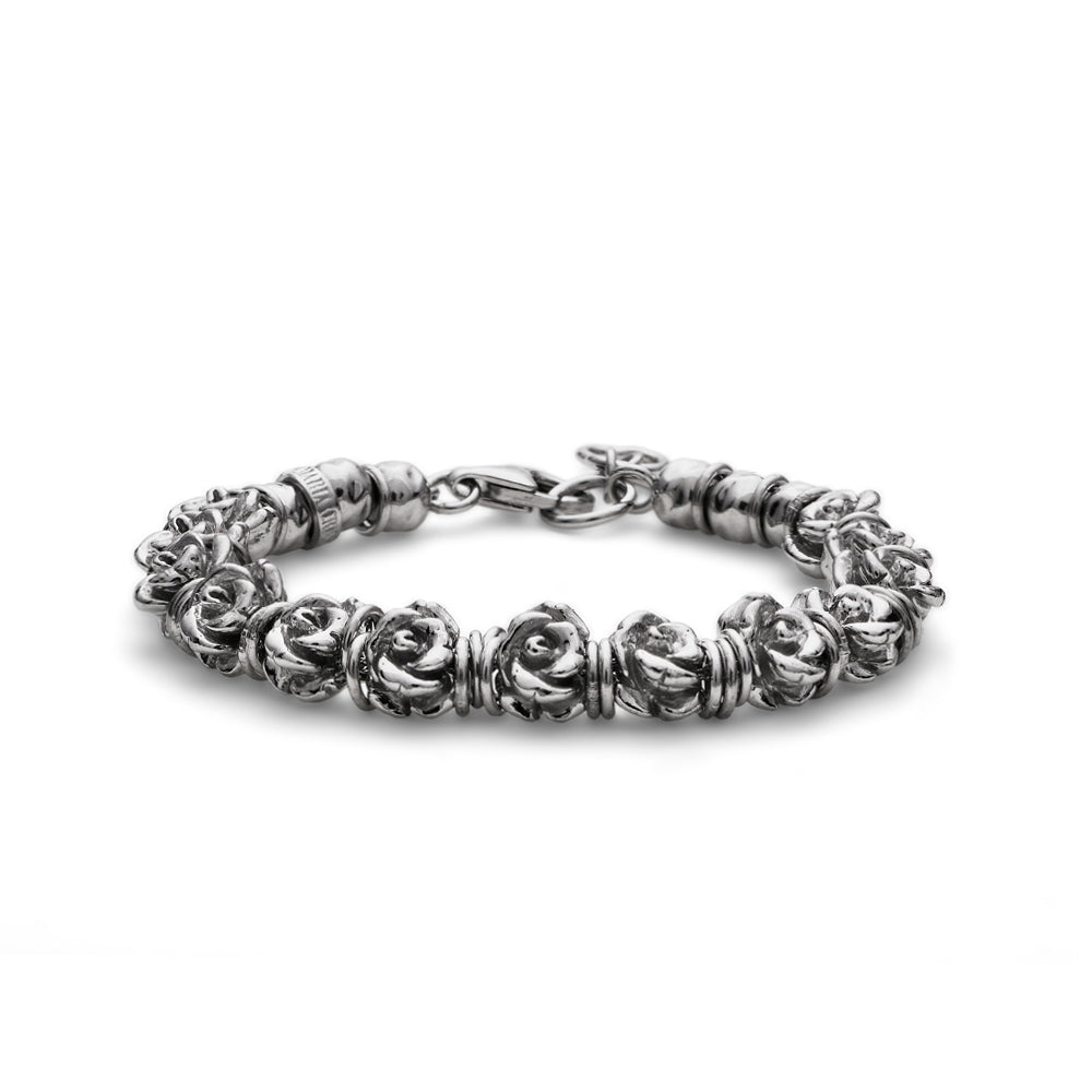 WOMEN'S BRACELET 13 ROSES IN SILVER