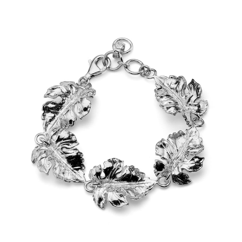 Bracciale donna Vitis Maria Cristina Sterling Foglie di Vite