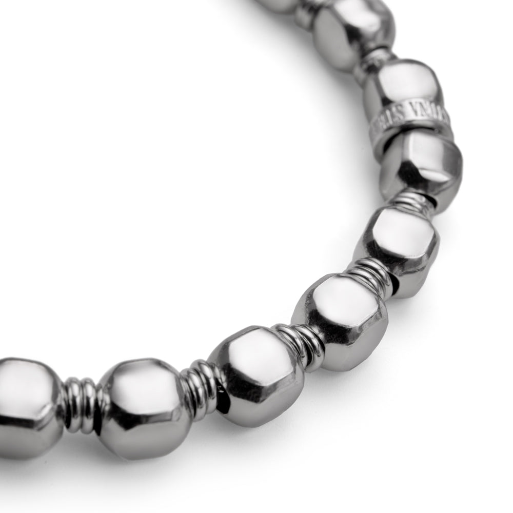 Bracciale uomo Urban Soul cubi argento