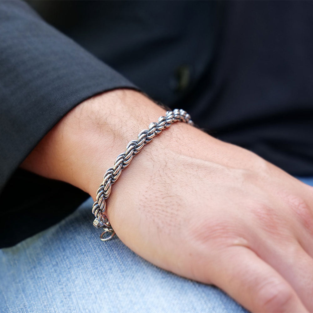 bracciali uomo intrecci preziosi Maria Cristina Sterling