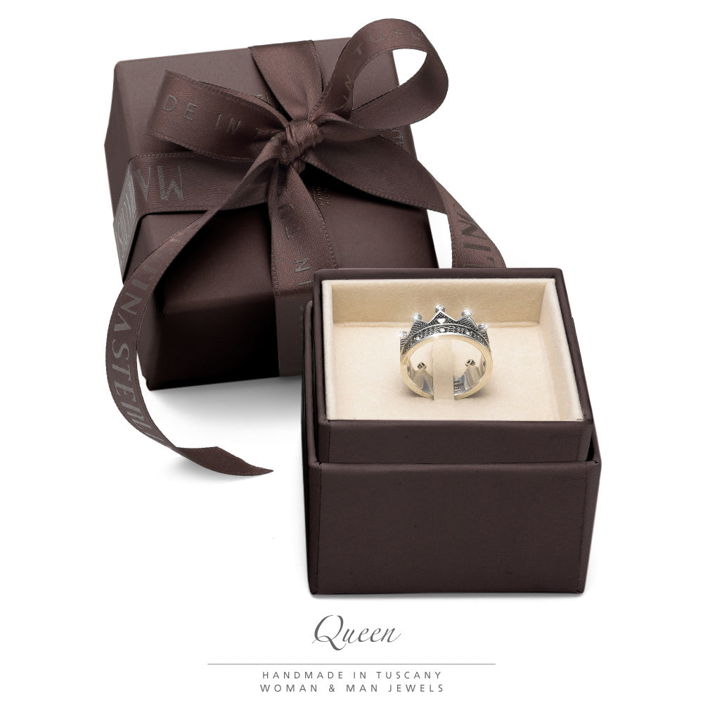Anello donna King & Queen argento cofanetto Maria Cristina Sterling