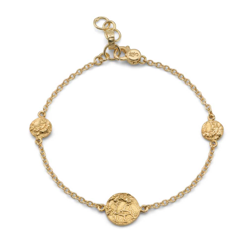 Bracciale Sole argento oro giallo Nature Maria Cristina Sterling