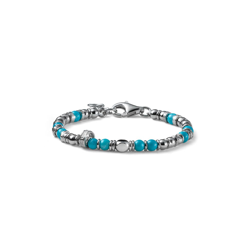 BRACCIALE BIMBO PETITE AULITE CELESTE E ARGENTO 925