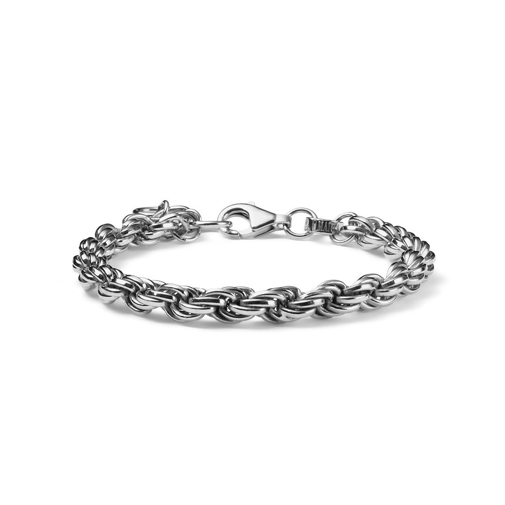 Encanto Torchon women's bracelet in 925 silver