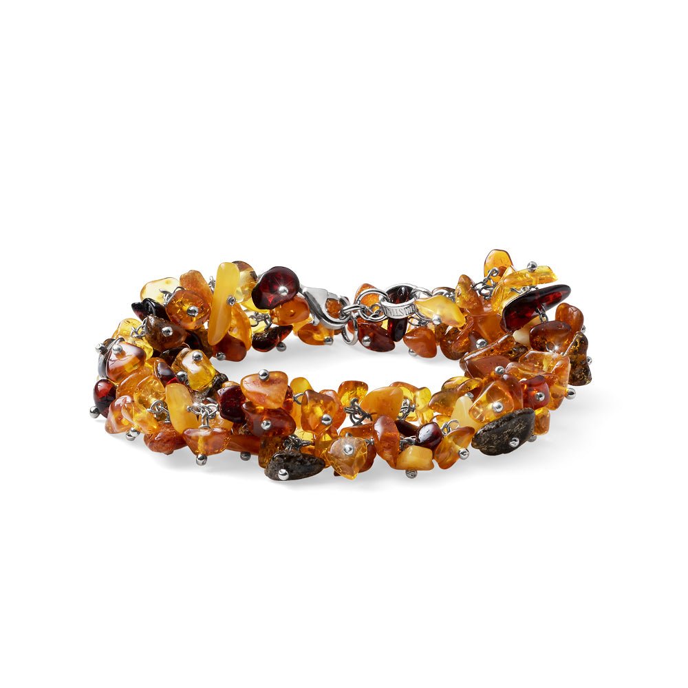 Encanto women's bracelet with 2 turns of Amber