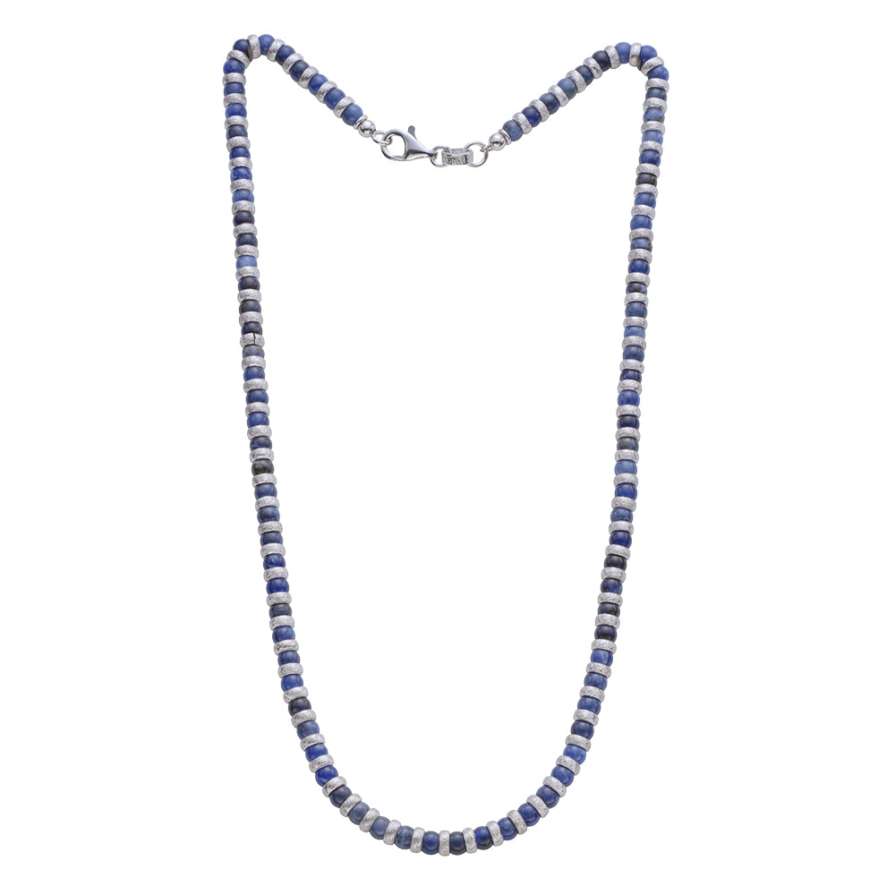 Collana Uomo Maria Cristina Sterling argento Sodalite