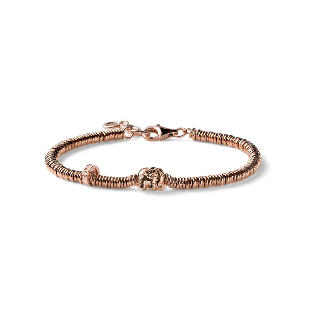 BRACCIALE UOMO ARGENTO ROSA CHARM ELEFANTE