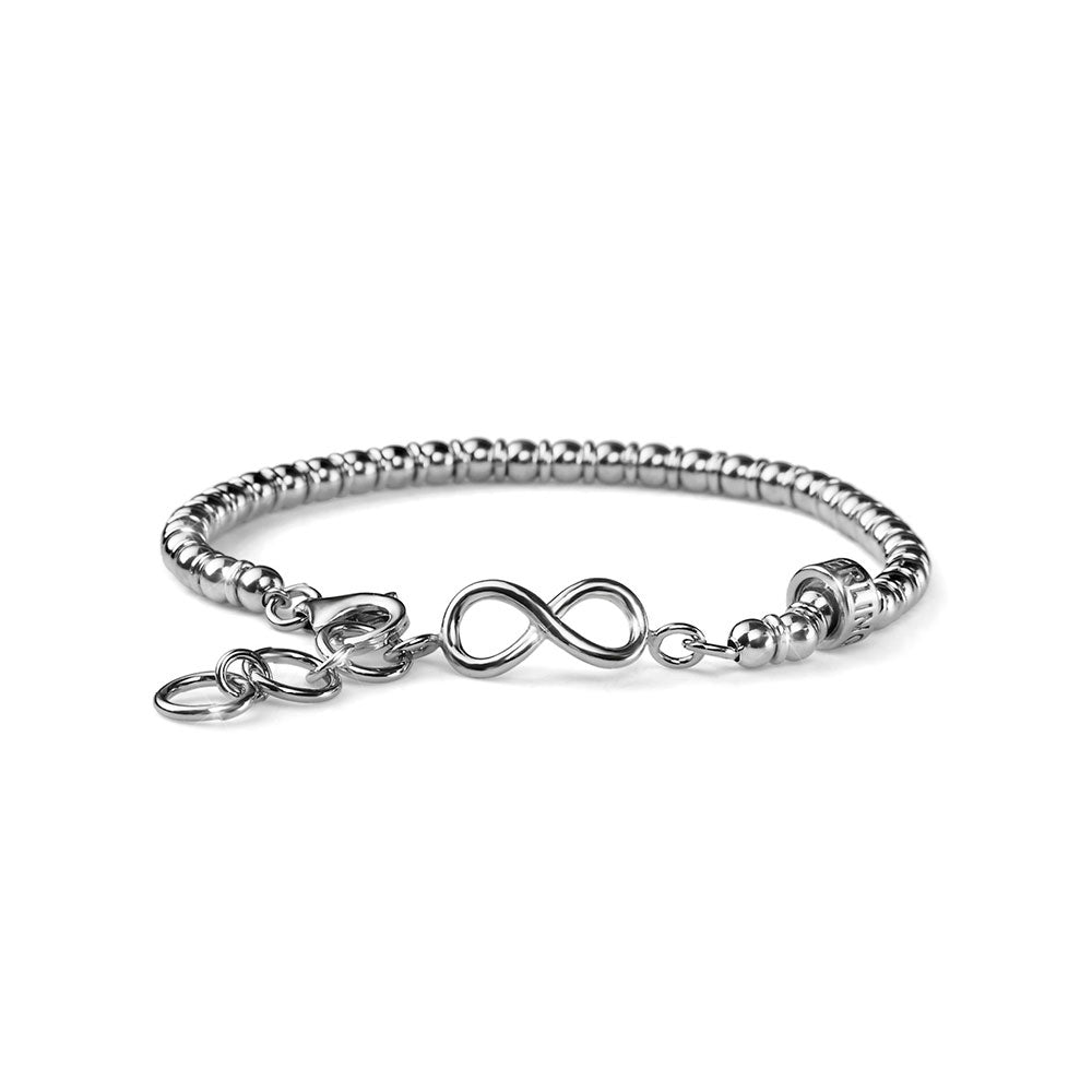 MEN'S INFINITY LIFE SILVER BRACELET