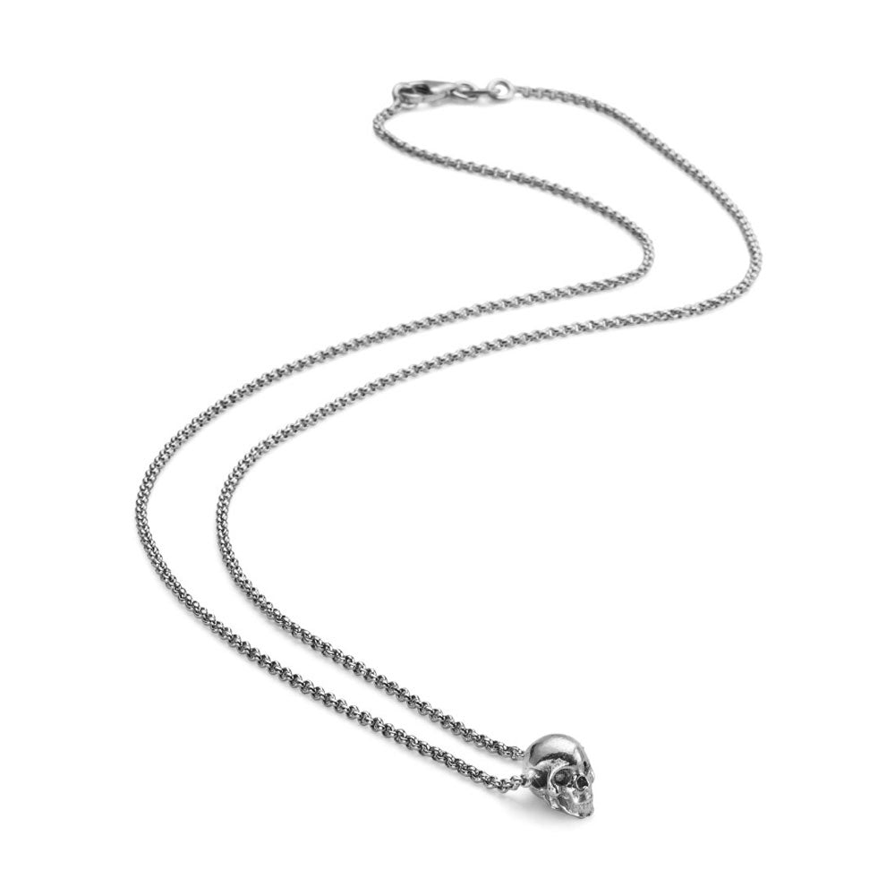 MEN'S SKULL NECKLACE FROM THE SKULL COLLECTION IN 925 SILVER