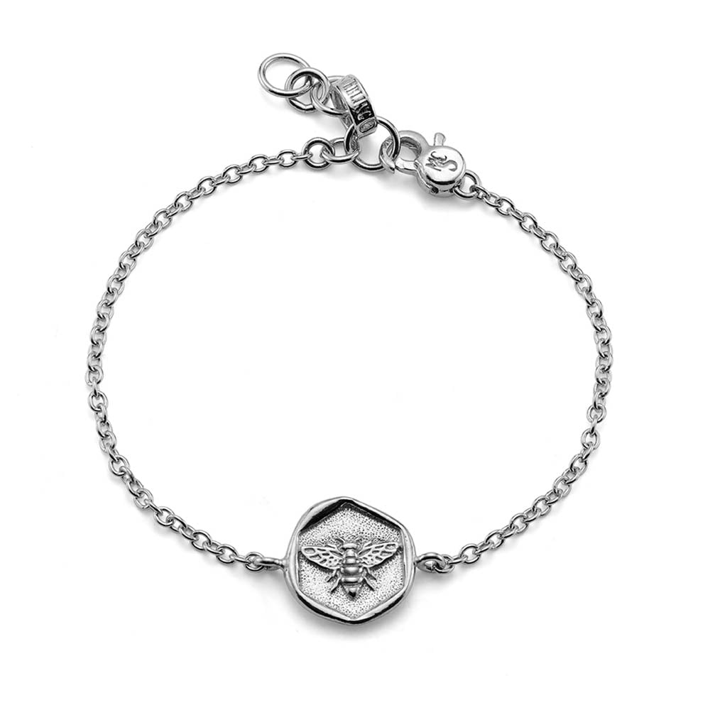 Rolò Nature women's bee bracelet in 925 silver