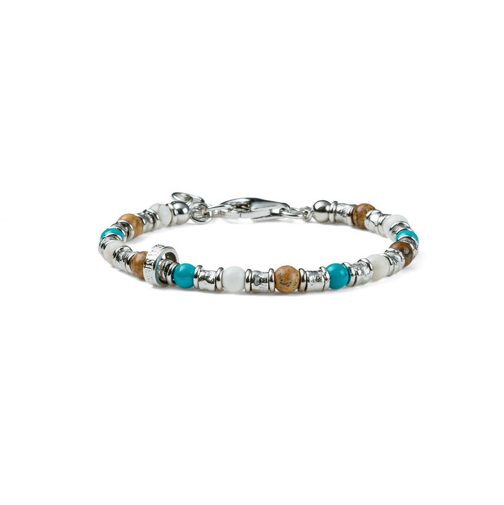 BRACCIALE BIMBO PETITE MIX PIETRE E ARGENTO