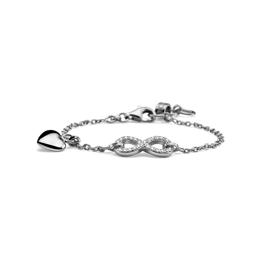 Bracciale donna Infinity argento e cristalli Maria Cristina Sterling